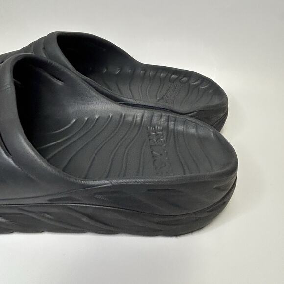 Hoka One One Ora Recovery Slide 2 Sandals Mens Size 12 Black Slip On Comfort main image 4